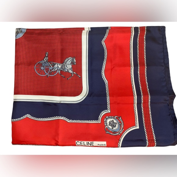 Authentic Celine Silk Scarf - Picture 5 of 5
